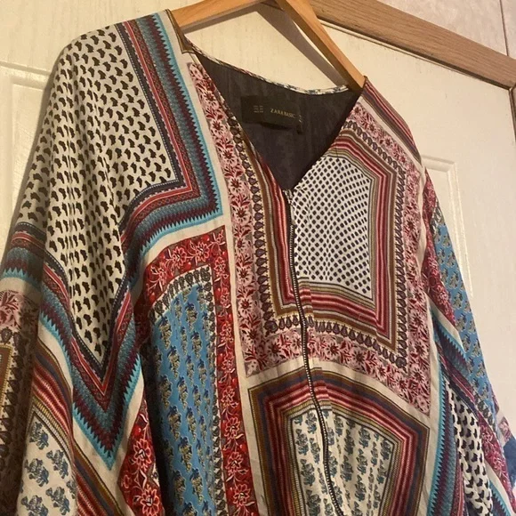 Zara Basic Zipper Front Top - Picture 6 of 8